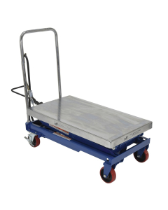 Vestil Air Hydraulic Steel 800 to 2000 lb Scissor Lift Carts