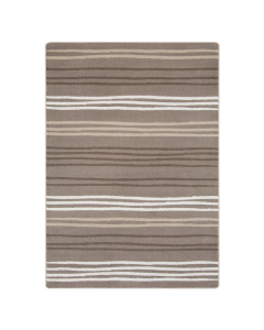 Joy Carpets All Lined Up Rectangle Classroom Rug, Neutral