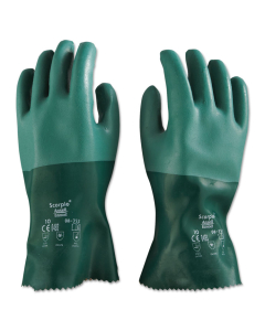 AnsellPro  Scorpio Neoprene Gloves, Green, Size 10