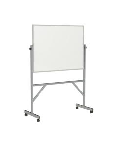 Ghent Dry Erase 4' x 3' Aluminum Frame Reversible Mobile Whiteboard