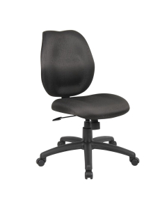 Boss B1016-BK Ratchet Back Fabric Mid-Back Task Chair