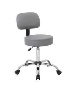 Boss B245 Caressoft Medical Doctor's Stool (Shown in Grey)