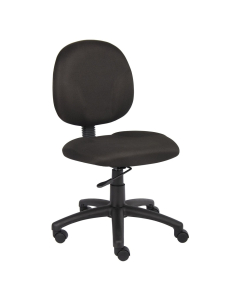 Boss B9090-BK Ergonomic Mid-Back Task Chair, Black