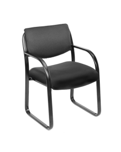 Boss B9521 Fabric Low-Back Guest Chair (Shown in Black)