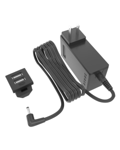 2-USB-A Keystone Jack Retrofit USB, 6' Black