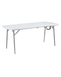 NPS 30" W x 72" D Heavy-Duty Fold-in-Half Table, Speckled Grey