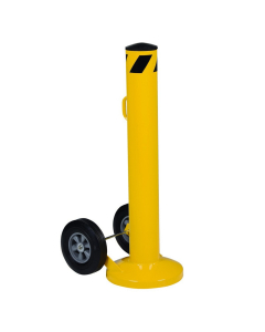 Vestil 5.5" Round 42" H Movable Bollard Post with Removable Cap