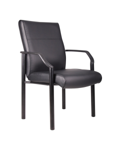 Boss B689 LeatherPlus Mid-Back Guest Chair