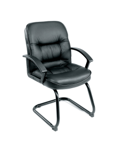 Boss B7309 LeatherPlus Mid-Back Guest Chair