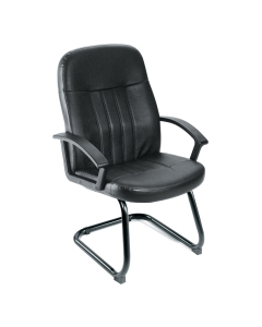 Boss B8109 LeatherPlus Mid-Back Guest Chair