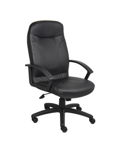 Boss B8401 LeatherPlus High-Back Executive Office Chair