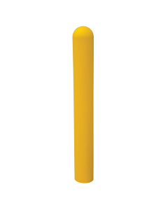 IdealShield 5" LDPE Bollard Cover 1/4" Thick Post Protector Sleeve 52" H (Shown in Yellow)