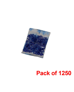 Vestil 2.5" x 1.75" Blue Silica Gel Packets, Pack of 1250