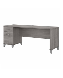 Bush Furniture Somerset 72" W Office Desk with Drawers (Shown in Light Grey)
