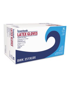 Boardwalk Powder-Free Latex Exam Gloves, X-Large, Natural, 4.8 mil, 1000/Pack