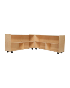 Wood Designs Contender 24" H Mobile Versatile Folding Storage Unit