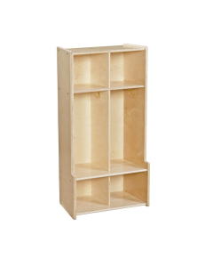 Wood Designs Contender 2-Section Locker With Seat