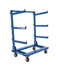 Vestil Portable Cantilever Steel Cart 2000 lb Load