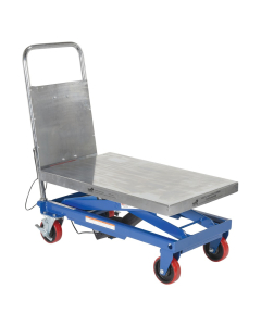 Vestil Linear Actuated Elevating Steel Cart 500 lb Load 19.5" x 32"