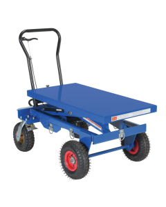 Vestil Steel Rough Terrain Elevating Cart 1500 lb Load, 20.5" x 40"
