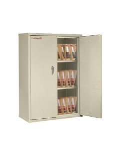 FireKing End-Tab Filing Storage Cabinet  (Shown in Parchment)