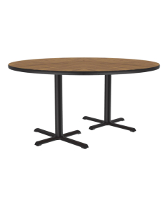 Correll 60" Round Cafe and Breakroom Table (Shown in Oak)