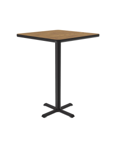 Correll 30" Square Bar-Height Cafe and Breakroom Table (Shown in Oak)