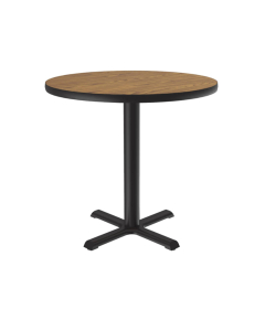 Correll 30" Round Cafe and Breakroom Table  (Shown in Oak)