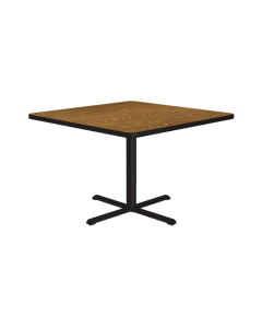 Correll 36" Square Cafe and Breakroom Table (Shown in Oak)