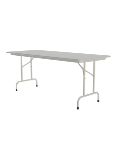 Correll 96" W x 30" D x 29" H Rectangular Melamine Folding Table (Shown in Granite)