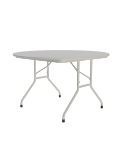 Correll 48" Round Melamine Folding Table (Shown in Granite)