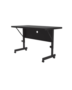Correll 48" W x 24" D Laminate Nesting Training Table (Shown in  Black)