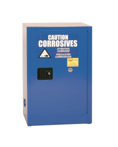Eagle CRA-1925 Manual One Door Close Corrosives Acids Safety Cabinet, 12 Gallons, Blue