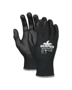 Memphis 9178NF Gloves, Kevlar/Nitrile Foam, Black, Large