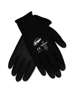 Memphis Ninja HPT PVC coated Nylon Gloves, X-Large, Black, 12/Pair