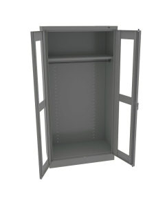 Tennsco Standard C-Thru Wardrobe Cabinets (Medium Grey)