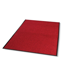 Crown Rely-On 4' x 6' Vinyl Back Polypropylene Indoor Wiper Floor Mat, Castellan Red