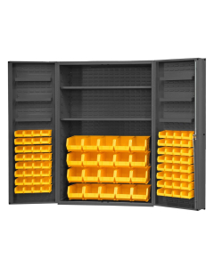 Durham Steel Box Door Bin Storage Cabinets, Hook-On Bins