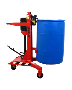 Wesco DM-1100 Manual Hydraulic Ergonomic Drum Lifter (Shown with Poly Drum)