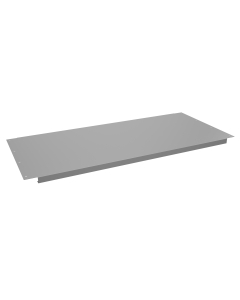 Tennsco 60" W x 26 1/2" D Shelf for Adjustable Leg Workbench, Medium Grey