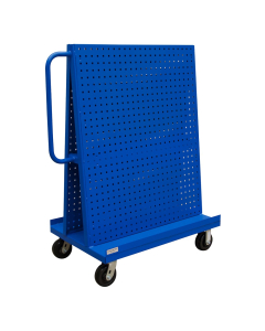 Durham Steel 1200 lb Double Sided Pegboard A-Frame Truck (Shown in Blue)