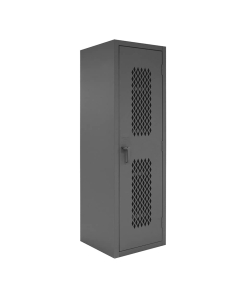 Durham Steel HDCL-242478-4S-95 Heavy Duty 16 Gauge 24" x 24-1/8" x 78" Ventilated Storage Locker Cabinet