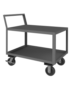 Durham Steel 2-Shelf 2000 lb Load Low Deck Stock Carts