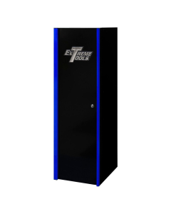 Extreme Tools DX192100SL DX Series 19" W x 21" D x 56-1/2" H 4-Shelf Side Lockers (Shown in Black with Blue Handle)