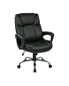 Office Star Big & Tall 350 lb. Eco-Leather High-Back Office Chair