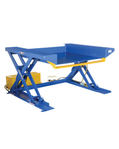 Vestil EHLTG Powered 2000 to 4000 lb Load Ground Lift Scissor Tables