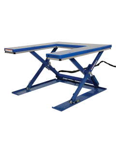Vestil Low Profile "U" Type Electric Lift Table 3000 lb Load 53.5" x 63"