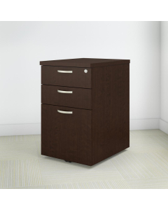 Bush Furniture Easy Office 3-Drawer Mobile File Cabinet (Mocha Cherry)
