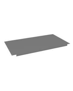 Tennsco 48" W x 26 1/2" D Shelf for Adjustable Leg Workbench, Medium Grey