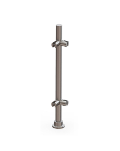 ADM EP5 Aluminum Corner Post for Bolted Sneeze Guards